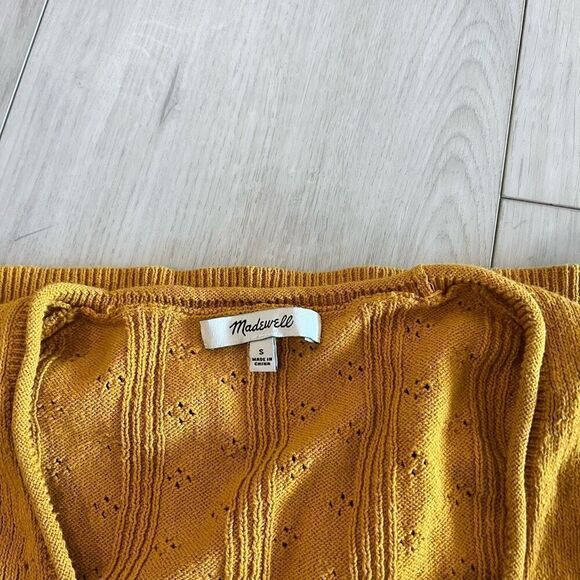 Madewell Pointelle Willford Sweater Tee size s - Picture 5 of 8